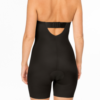 Faja de mujer con escote de palabra de honor y pierna corta, Spanx.